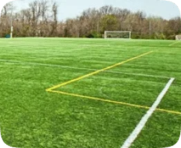 Paisagem de um campo de futebol